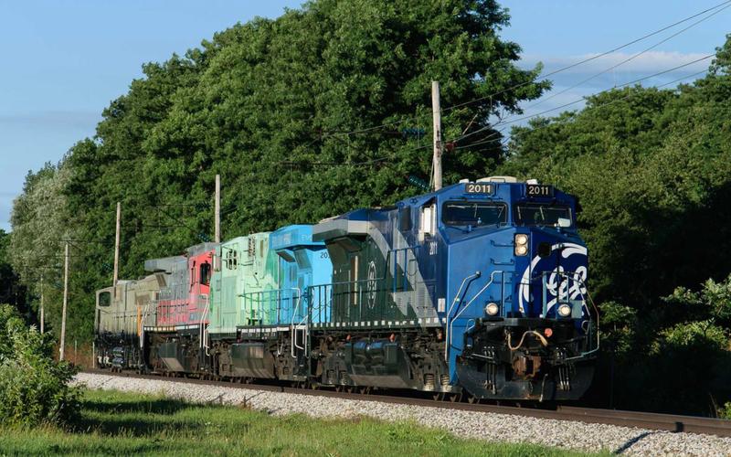 美式内燃机车的摇篮:ge美国宾夕法尼亚州伊利铁路机车车辆厂测试线